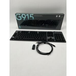 Logitech G915 Mechanical Gaming Keyboard - Black/Read The Description